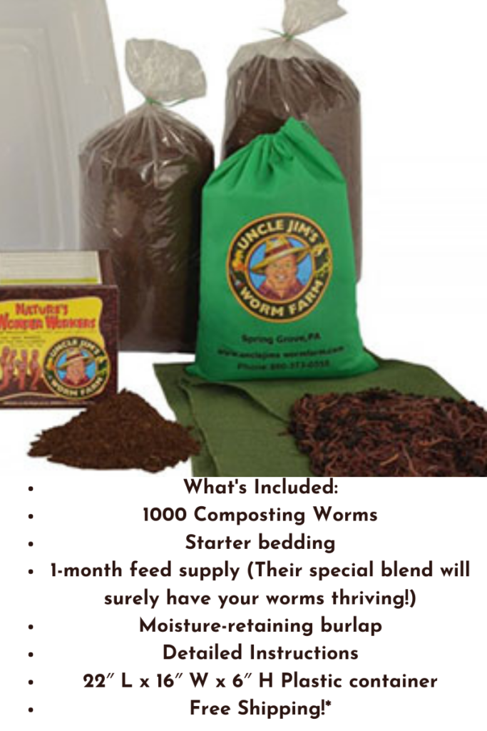 Worm Farm Kit from Uncle Jim's Worm Farm.