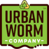 Urban Worm Company logo: a modern and distinctive logo featuring a stylized worm design, symbolizing sustainable worm composting solutions for urban environments.